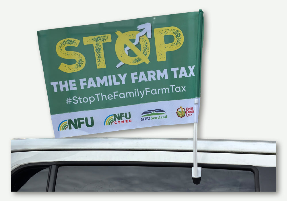 Tractor Car Flag