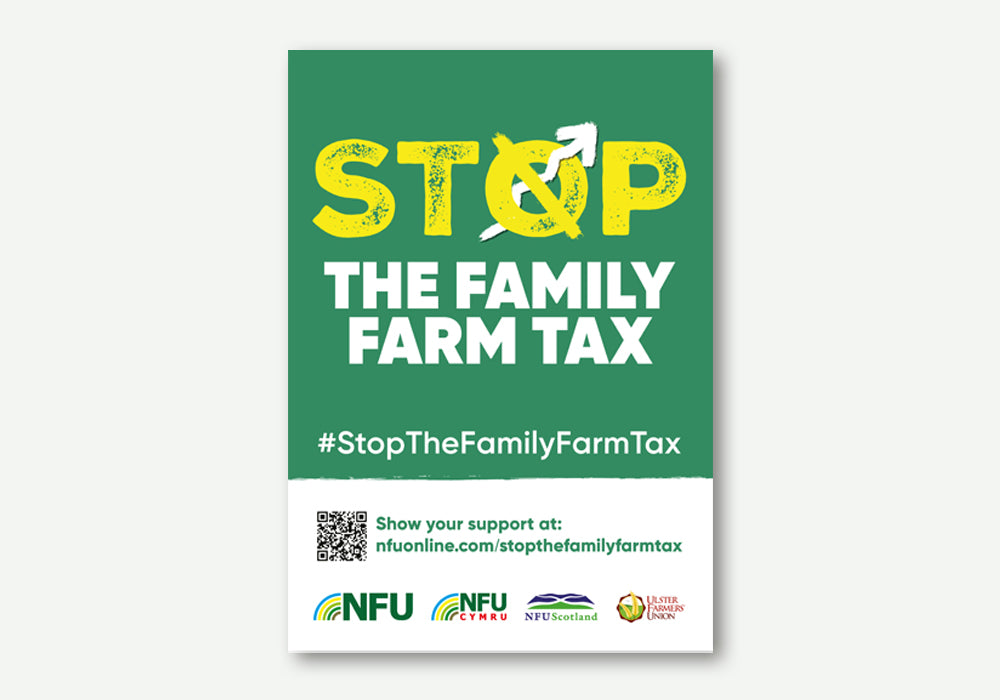 Stop the Family Farm Tax Poster