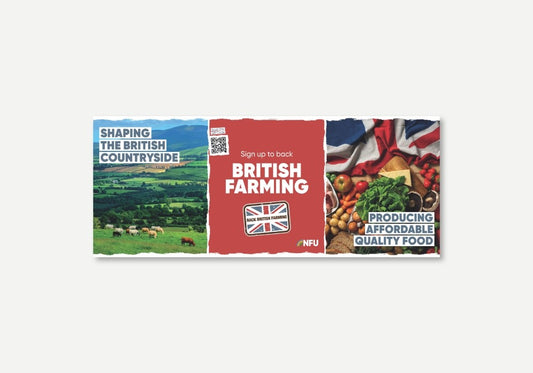 Back British Farming Outdoor Banner